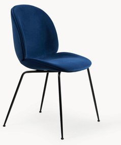 Fluwelen eetkamerstoel Beetle