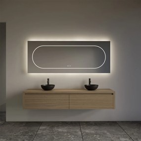 Gliss Design Ares badmeubel 160cm 2 lades corn silk zonder waskom
