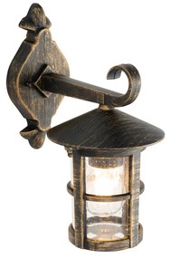 Klassieke buiten wandlantaarn antiek goud IP44 - Herb