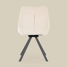 By-Boo Bliss Draaibare Eetkamerstoel Taupe Stof