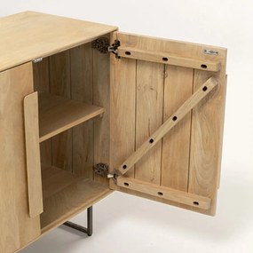 Modern Dressoir Licht Hout - 165x40x76cm.