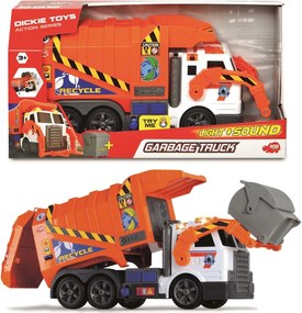 Dickie Toys vuilniswagen met geluid&amp;lichteffect 41cm