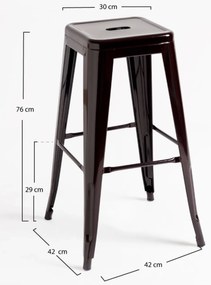 Set 4 hoge Torix krukken