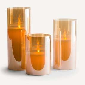 LED kaars, H20 cm, Luma