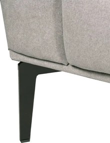 3 zitsbank - Tulp - stof Sorro lichtgrijs 90