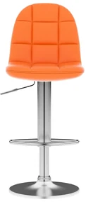 vidaXL Barkruk kunstleer oranje