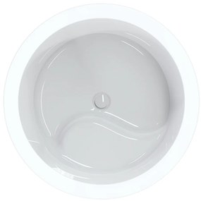 Best Design Zen rond vrijstaand bad 104x67cm wit glans