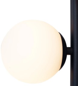 Design hanglamp zwart met mat glas 5-lichts - Vertical Design G9 bol / globe / rond Binnenverlichting Lamp