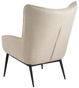 Beige Fauteuil Stof