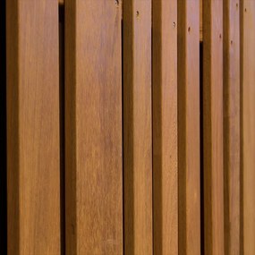 Tuindeur hardhout cedrinho recht - Stripes (100 x 180 cm) schermdikte 4,5 cm