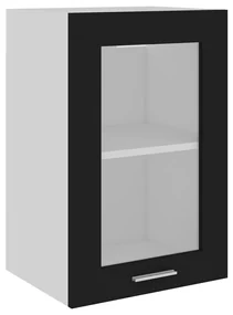 vidaXL Hangkast 40x31x60 cm spaanplaat zwart