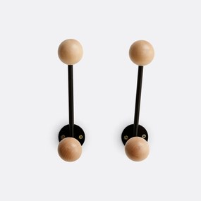 Set van 2 muurkapstokken Agama