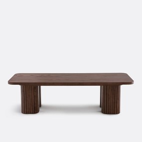 Essenhouten gefineerde salontafel Latti