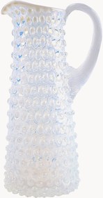 Mondgeblazen karaf Hobnail Opaline