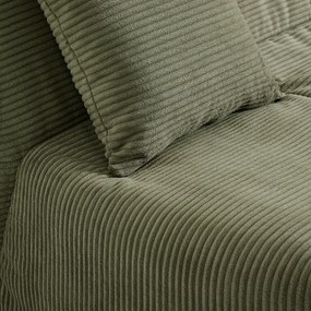 Slaapbank BZ, 10 cm schuim, ribfluweel, AVA