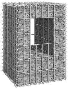 vidaXL Gabion paal 40x40x60 cm ijzer