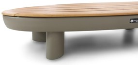 Hoek loungeset 6 personen Aluminium/Rope /Teak Taupe  Santika Furniture Santika