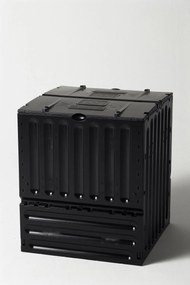 Garantia tuincomposter eco-king zwart - Compostvat - 70x70x83cm - 400 liter