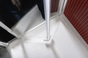 Polysan Lucis vierkante douchecabine met vouwdeur 90x90cm chroom