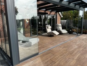 CHILL-LINE Relaxfauteuil - Indi - Antraciet - Outdoor - Chill Line