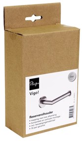 Plieger Vigo toiletrolhouder geborsteld chroom