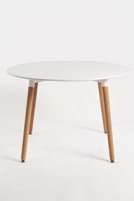 Tower Tafel Rond 100 cm Wit