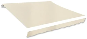 vidaXL Luifeldoek 350x250 cm canvas crème