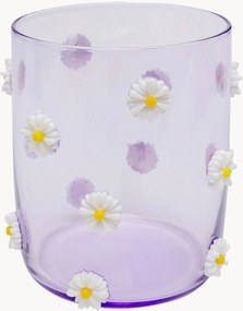 Waterglazen Party Flowers, 4-delig