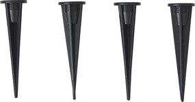 Staande buitenlamp wit 80 cm incl. LED IP44 - Fungi