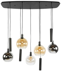 Hanglamp Met Bolvormige Glazen