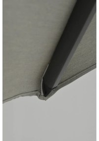 Garden Impressions Zweefparasol Hawaii Deluxe 300x300 - donker grijs - zand