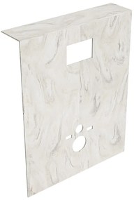 Mondiaz Hope toiletplaat solid surface 100x125cm ostra voorgeboord