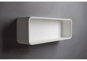 Ideavit Solidtondo Nis 90x30cm Solid surface mat wit 284229