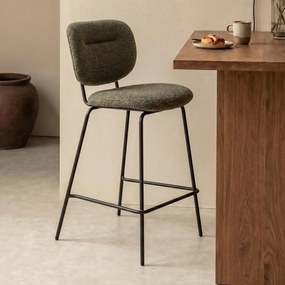 Moderne Barkruk Groen Boucle