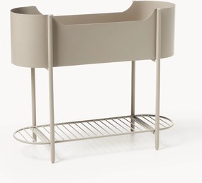 Metalen plantenbak Taru, H 65 cm