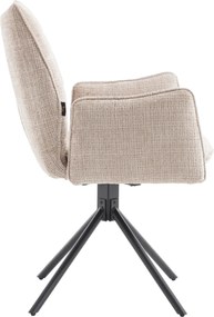 Benoa Tim Cremona 14 - Taupe - Eetkamerstoel