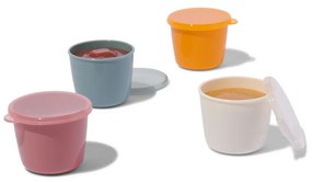 HEMA Voedingspotjes Met Deksel 130ml- 4 Stuks