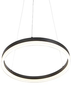 Design hanglamp zwart 40 cm incl. LED 3-staps dimbaar - Anello