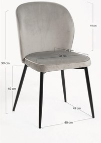 Stoel Teile Velours