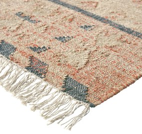 Kilim hal vloerkleed met used effect, Navaja