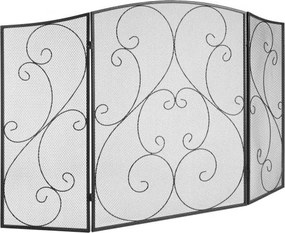 VEVOR Spark Guard Iron Haardbescherming 121,92 cm Haardbescherming Kachelbescherming Vintage Kachelbescherming 0-40 °C Haardbescherming Kachelbescherming Kachelscherm Bescherming tegen rondvliegende vonken 3-delig