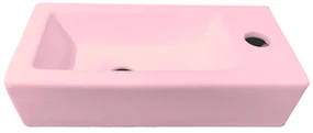 Best Design Farnetta fontein rechts 37x18cm roze mat
