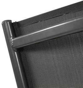 Lesli Living  Tuinstoel Stapelbaar - Prego - Antraciet - Lesli Living