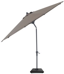 Camello Valerio Stokparasol M (excl. Voet) Aluminium Taupe