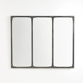 Industriële ijzeren spiegel 120x100 cm, Lenaig