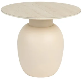 Bijzettafel Travertin Beige - 50 X 50cm.