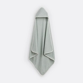 Gestreepte badcape in katoen Malo 360 g/m2