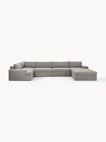 Modulaire U-bank Russell met afneembaar hoezen