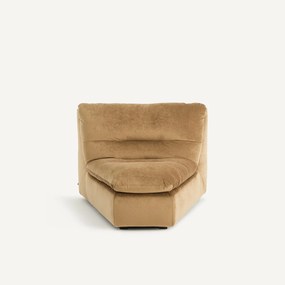 Modulaire hoek in linnen fluweel, GIULIANO