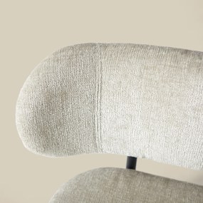 Eetkamerbank Beige Stof Met Rugleuning 155 Cm
